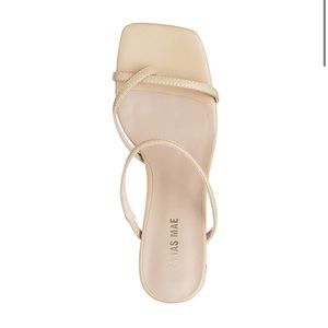 New Alias Mae Nellie Heels in Natural Leather